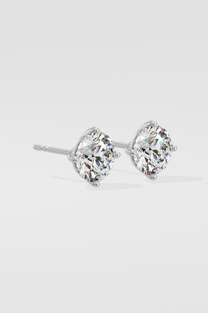 3 ct Conical Solitaire Studs