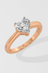 1 ct Heart Ring