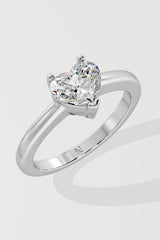 1 ct Heart Ring