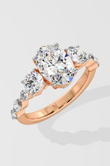 1.5 ct Three Stone Oval Ring