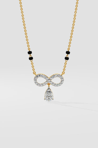Infinity Pear Mangalsutra
