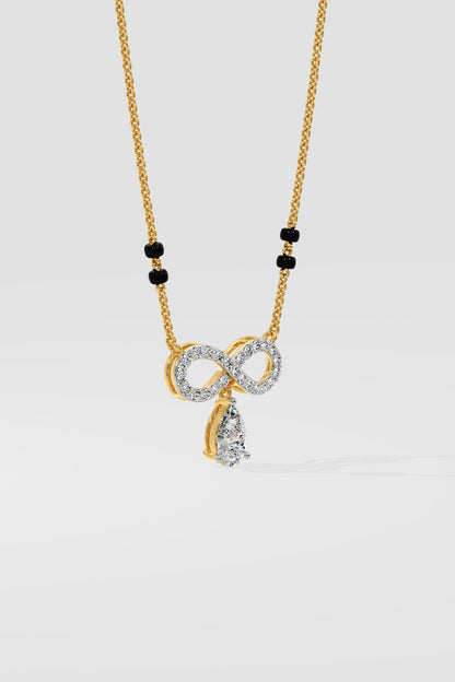 Infinity Pear Mangalsutra