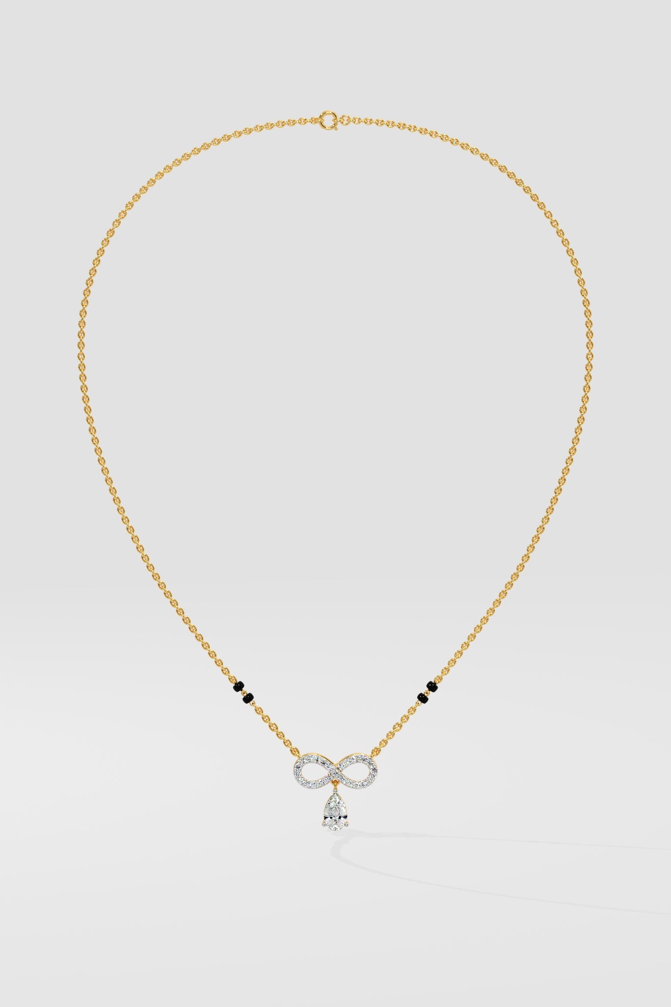 Infinity Pear Mangalsutra