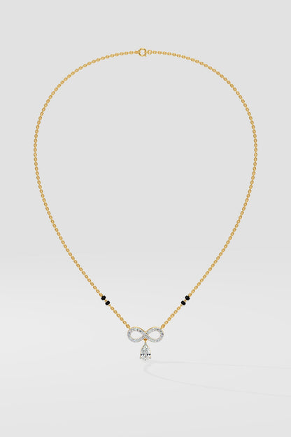 Infinity Pear Mangalsutra