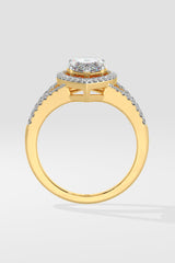 2 ct Marquise Halo Ring