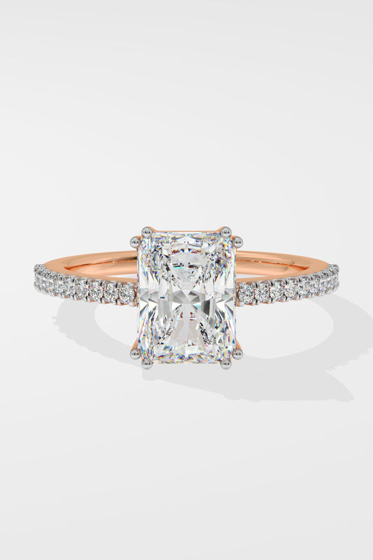 2 ct Radiant Solitaire Ring