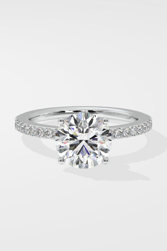 2 ct Secret Halo Ring