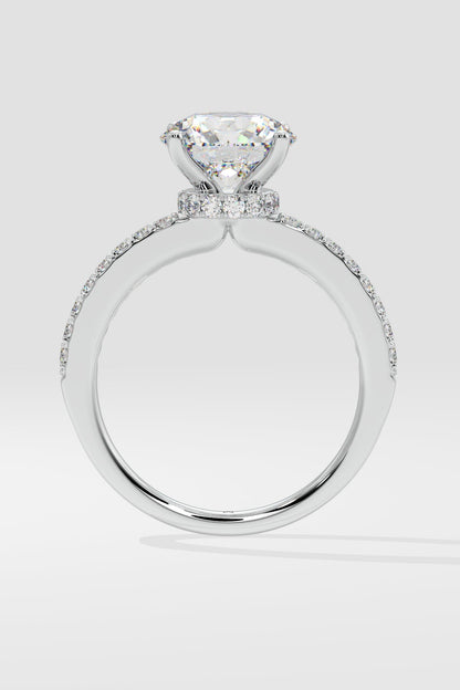 2 ct Secret Halo Ring