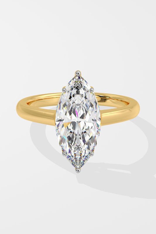 3 ct Marquise Solitaire Ring