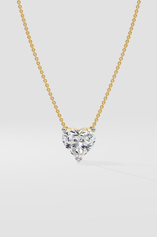 1 ct Heart Necklace