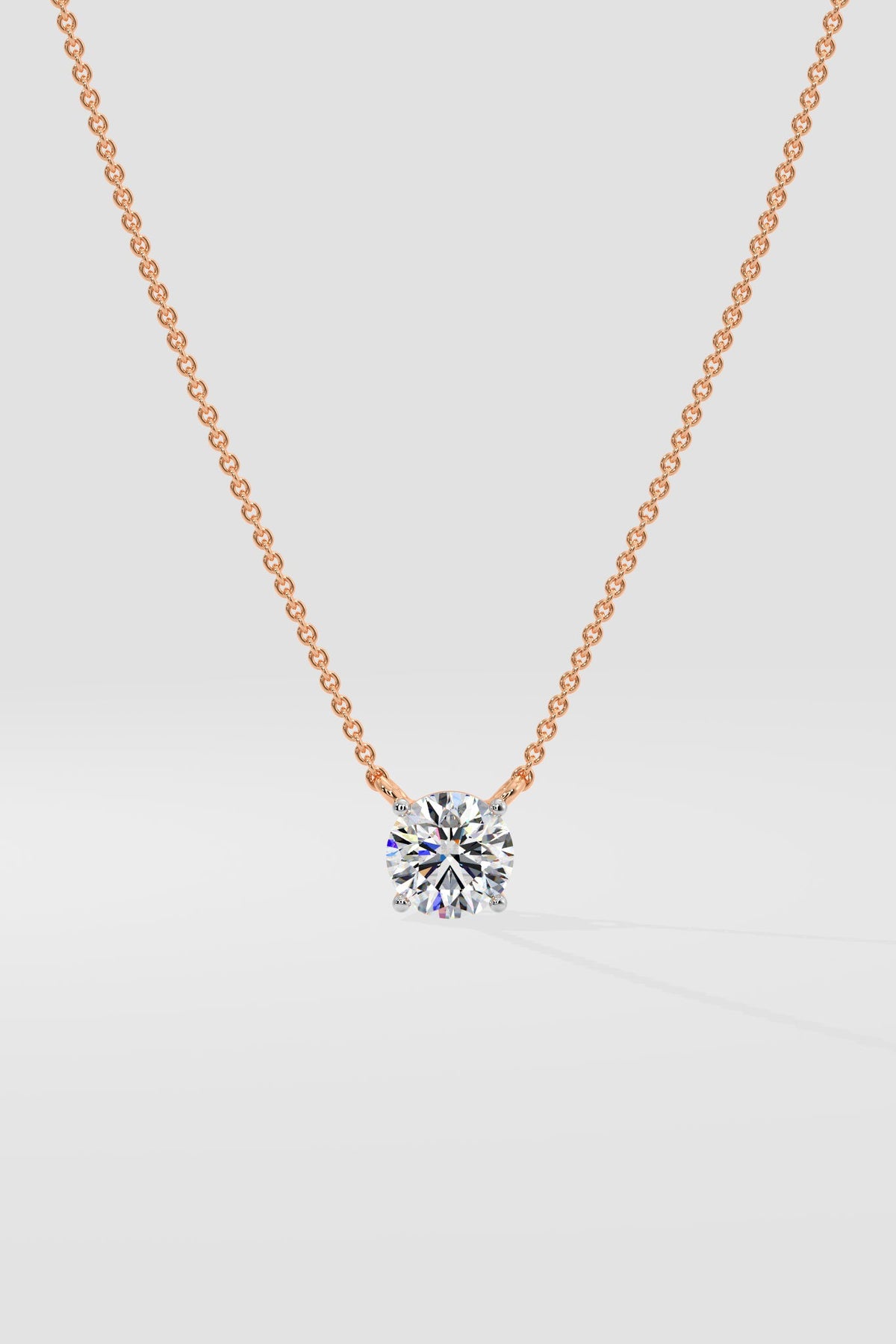 1 ct Solitaire Necklace