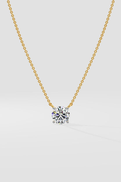 2 ct Solitaire Necklace