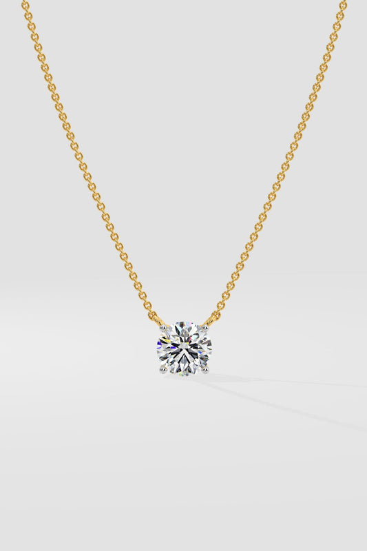 2 ct Solitaire Necklace