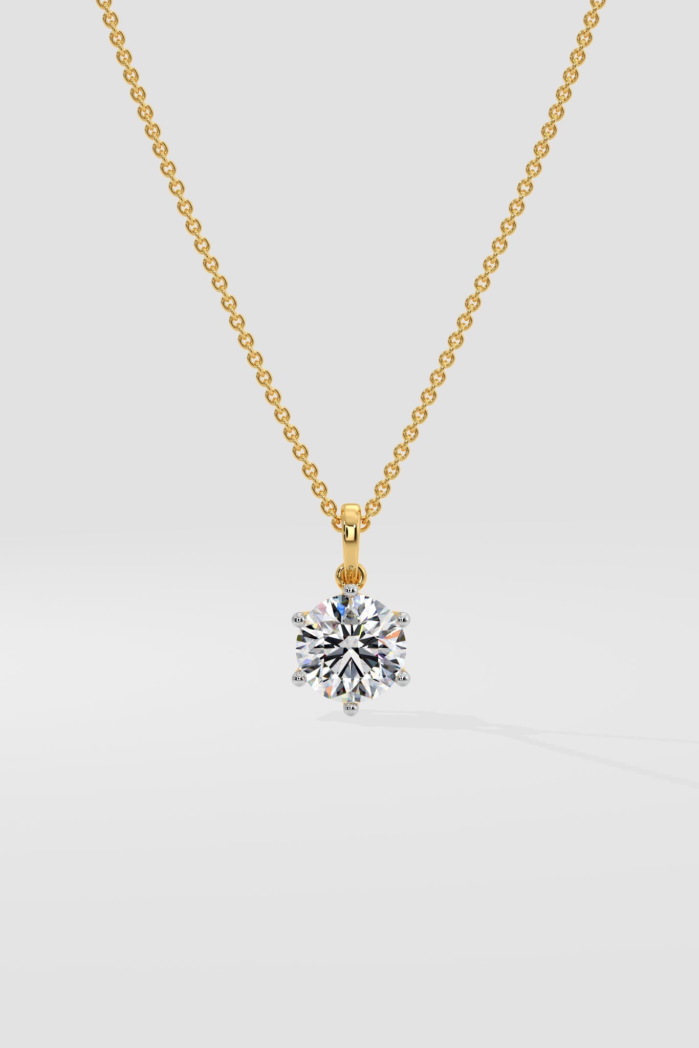 1.5 ct Solitaire pendant