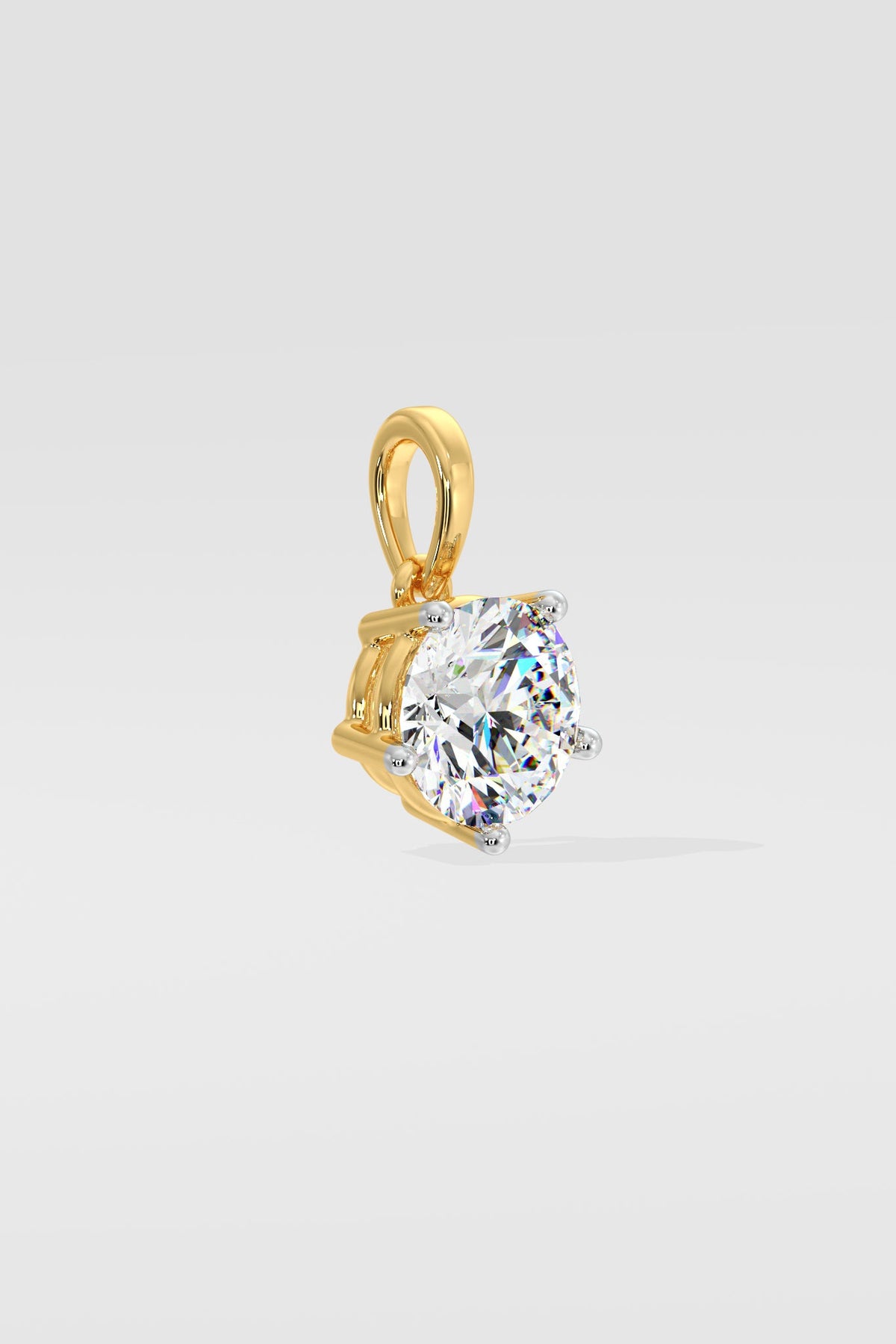 1 ct Solitaire Pendant