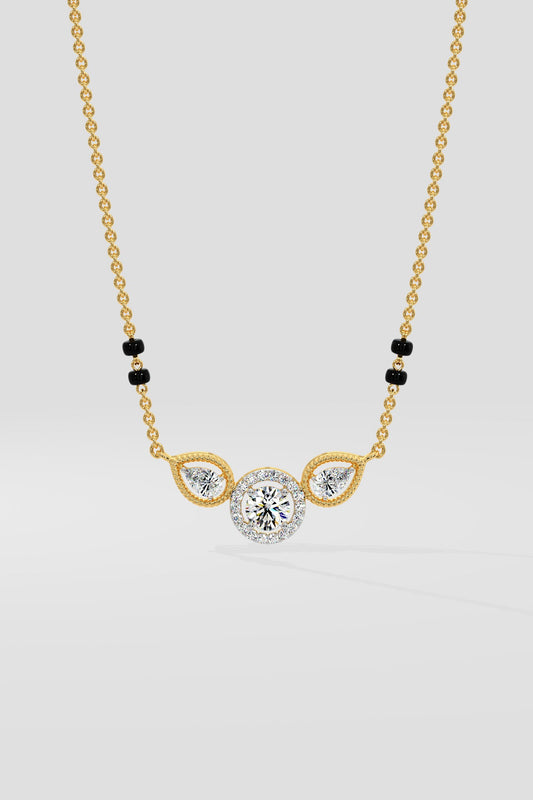 Petal Solitaire Mangalsutra