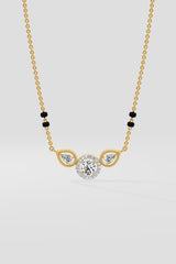 Petal Solitaire Mangalsutra