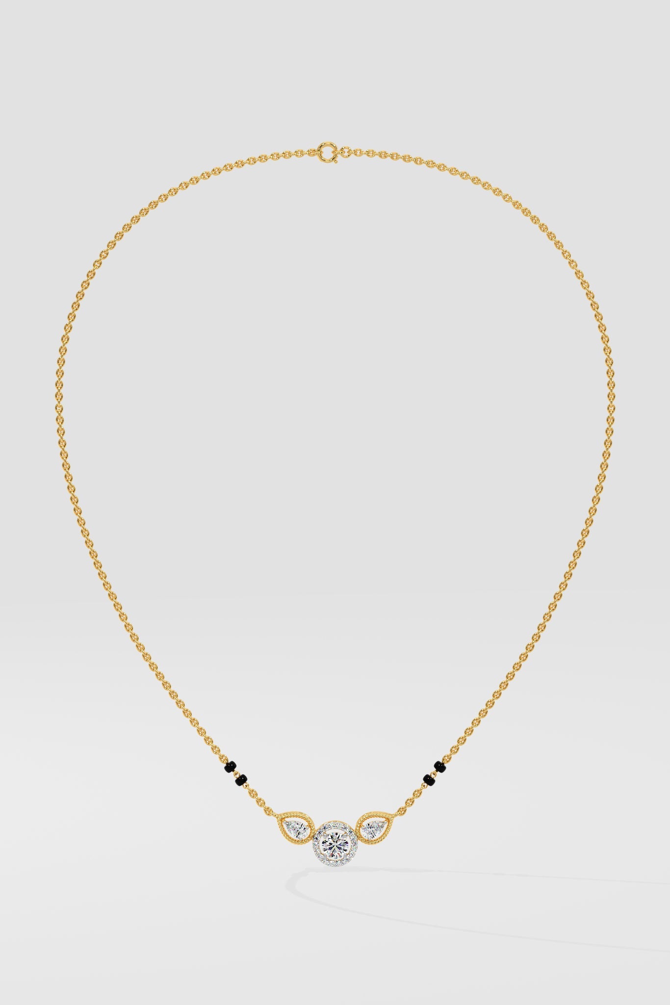 Petal Solitaire Mangalsutra