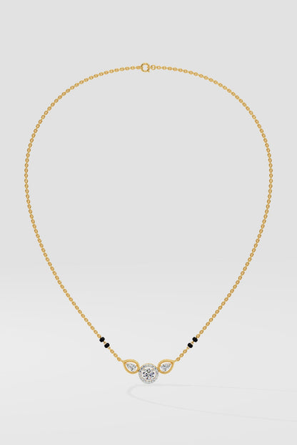 Petal Solitaire Mangalsutra
