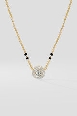 Swirl Solitaire Mangalsutra