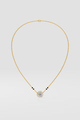 Swirl Solitaire Mangalsutra