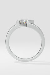 Angular Princess Cut Ring