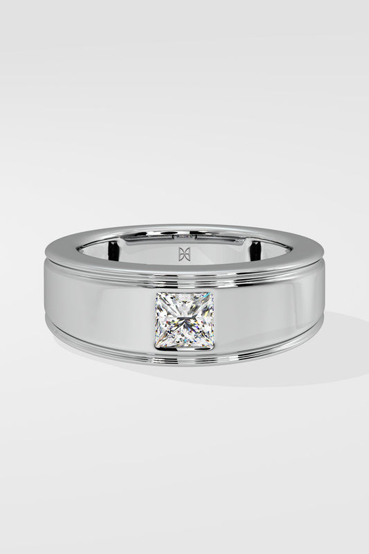 Bold Princess Cut Ring