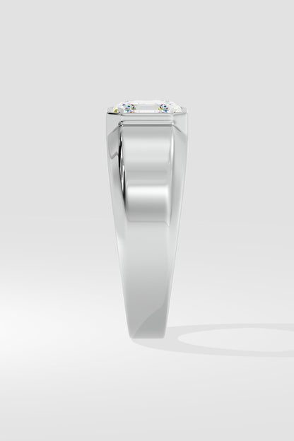Asscher Solitaire Ring