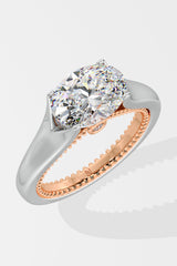 1.5 ct East-West Oval Solitaire Ring