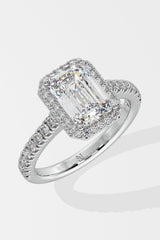 2 ct Emra Solitaire Halo Ring