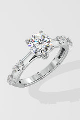 1.25 ct Crossover Diamonds Solitaire Ring