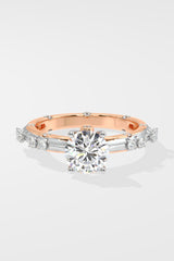 1.25 ct Crossover Diamonds Solitaire Ring