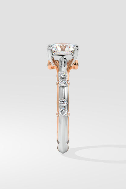 1.25 ct Crossover Diamonds Solitaire Ring