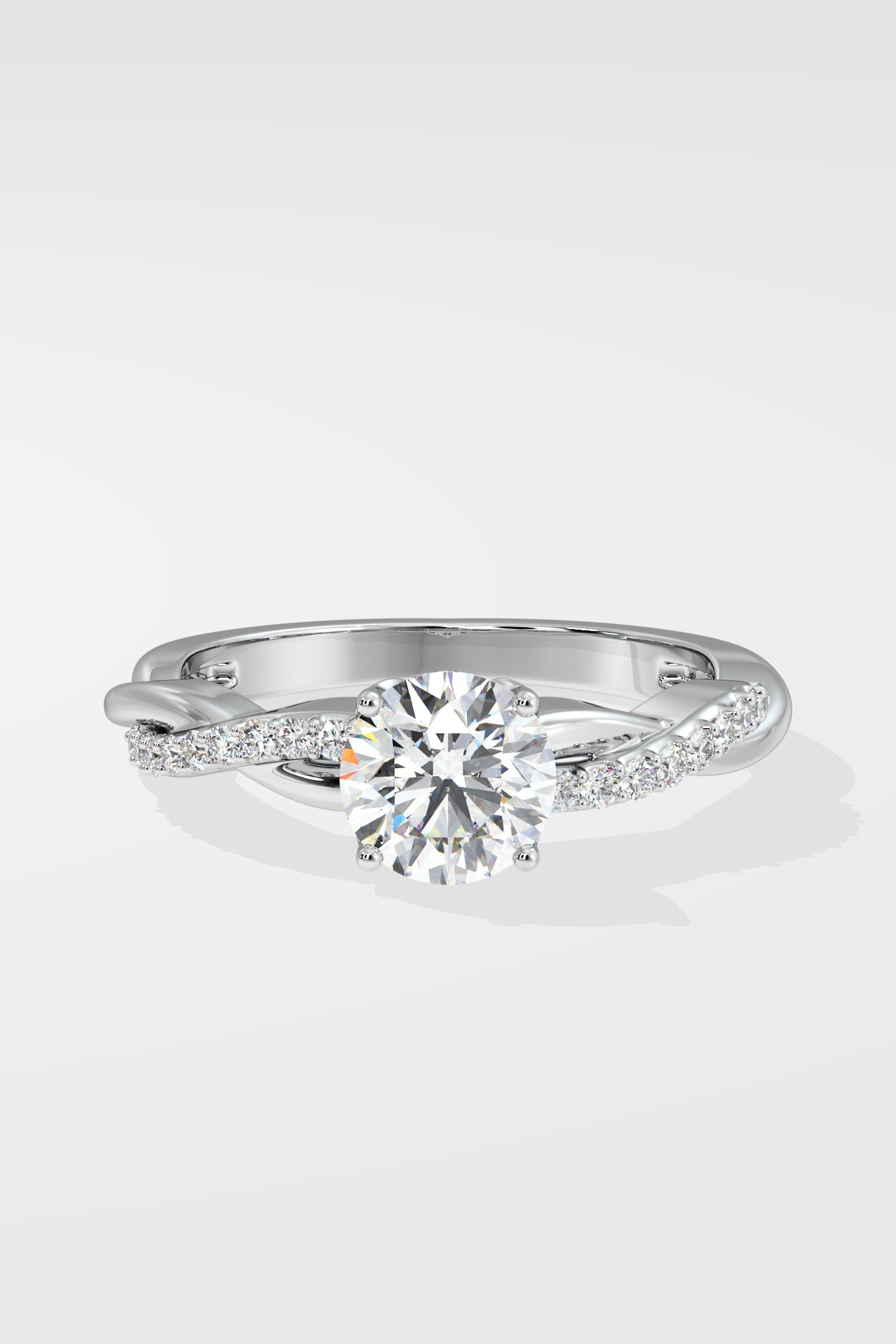 1 ct Infinity Solitaire Ring