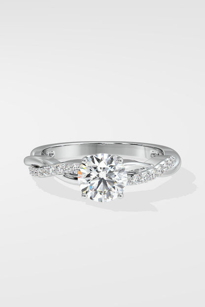 1 ct Infinity Solitaire Ring