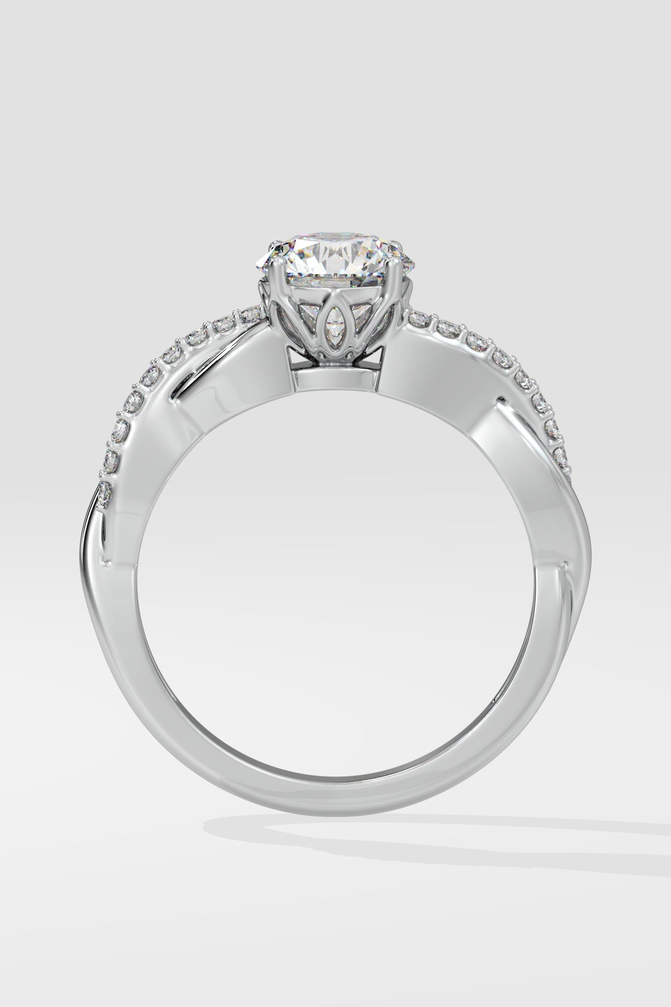 1 ct Infinity Solitaire Ring