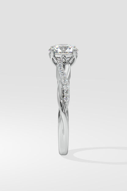 1 ct Infinity Solitaire Ring