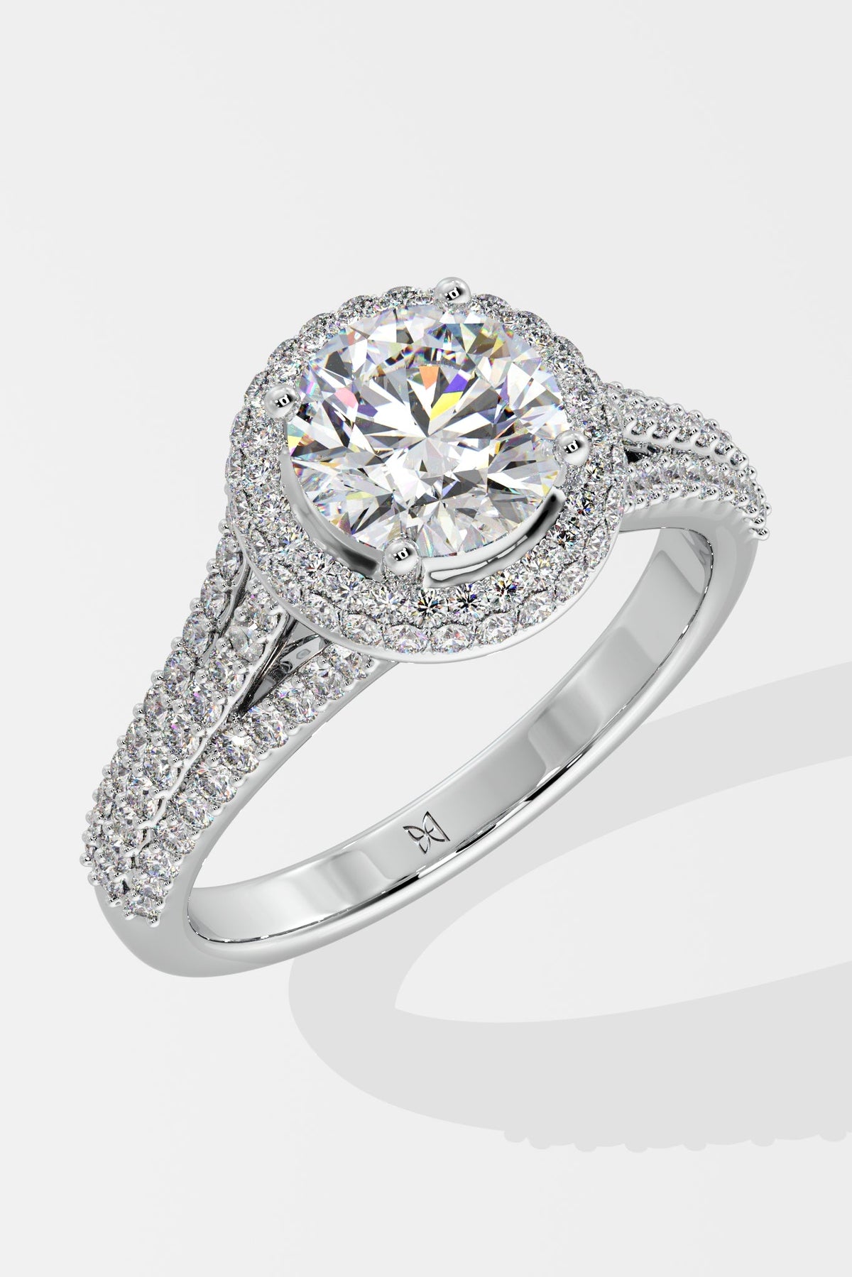 1 ct Majestic Halo Ring