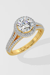 1 ct Majestic Halo Ring