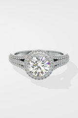 1 ct Majestic Halo Ring