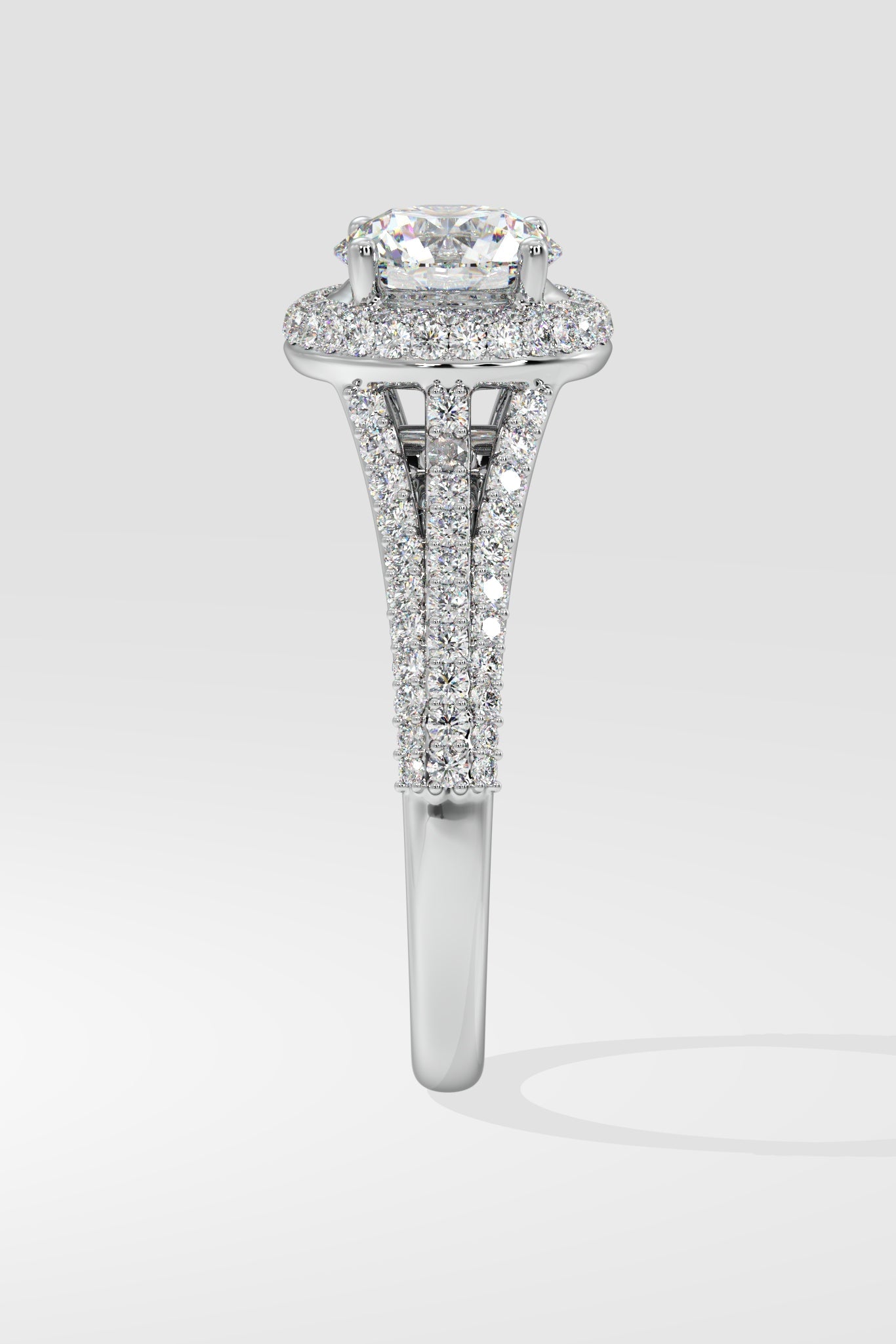 1 ct Majestic Halo Ring
