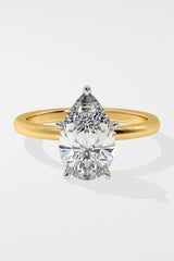 2 ct Pear Solitaire Ring