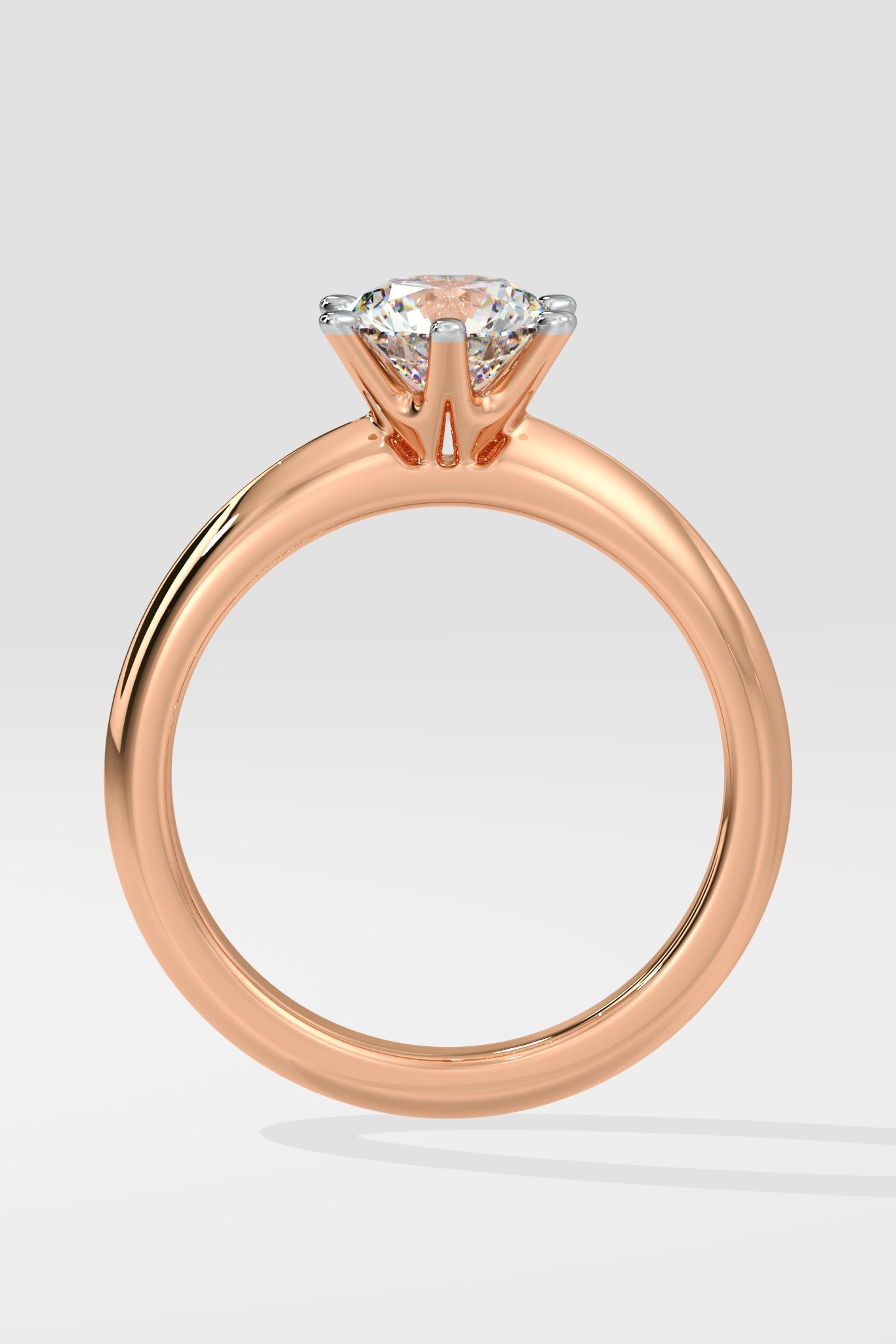 1 ct Six Prong Solitaire Ring