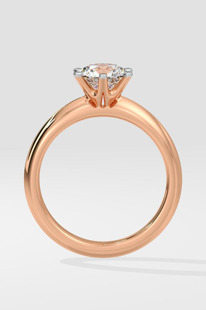 1 ct Six Prong Solitaire Ring
