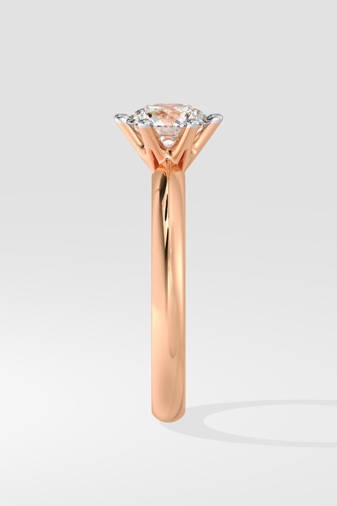 1 ct Six Prong Solitaire Ring