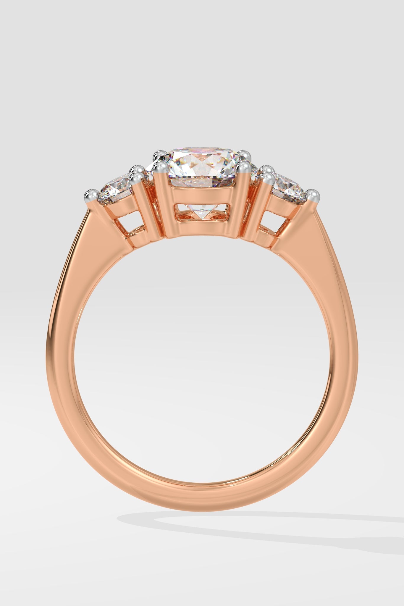 3 Stone Anniversary Solitaire Ring