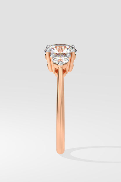 3 Stone Anniversary Solitaire Ring