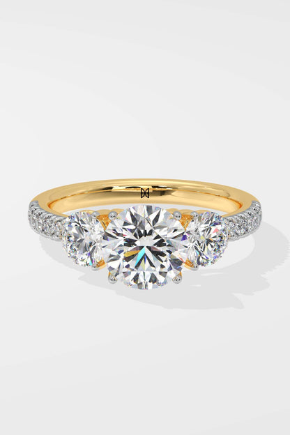 Trinity Solitaire Ring