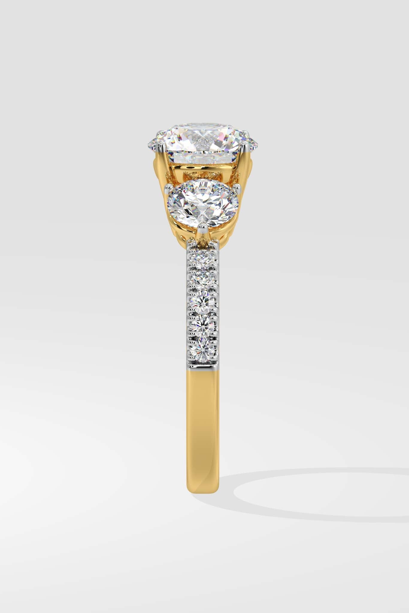 Trinity Solitaire Ring