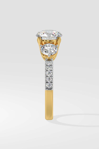 Trinity Solitaire Ring